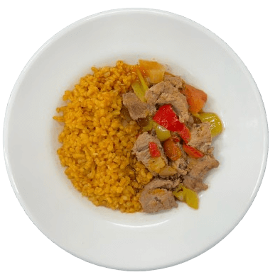 Çoban Kavurma / Bulgur Pilavı